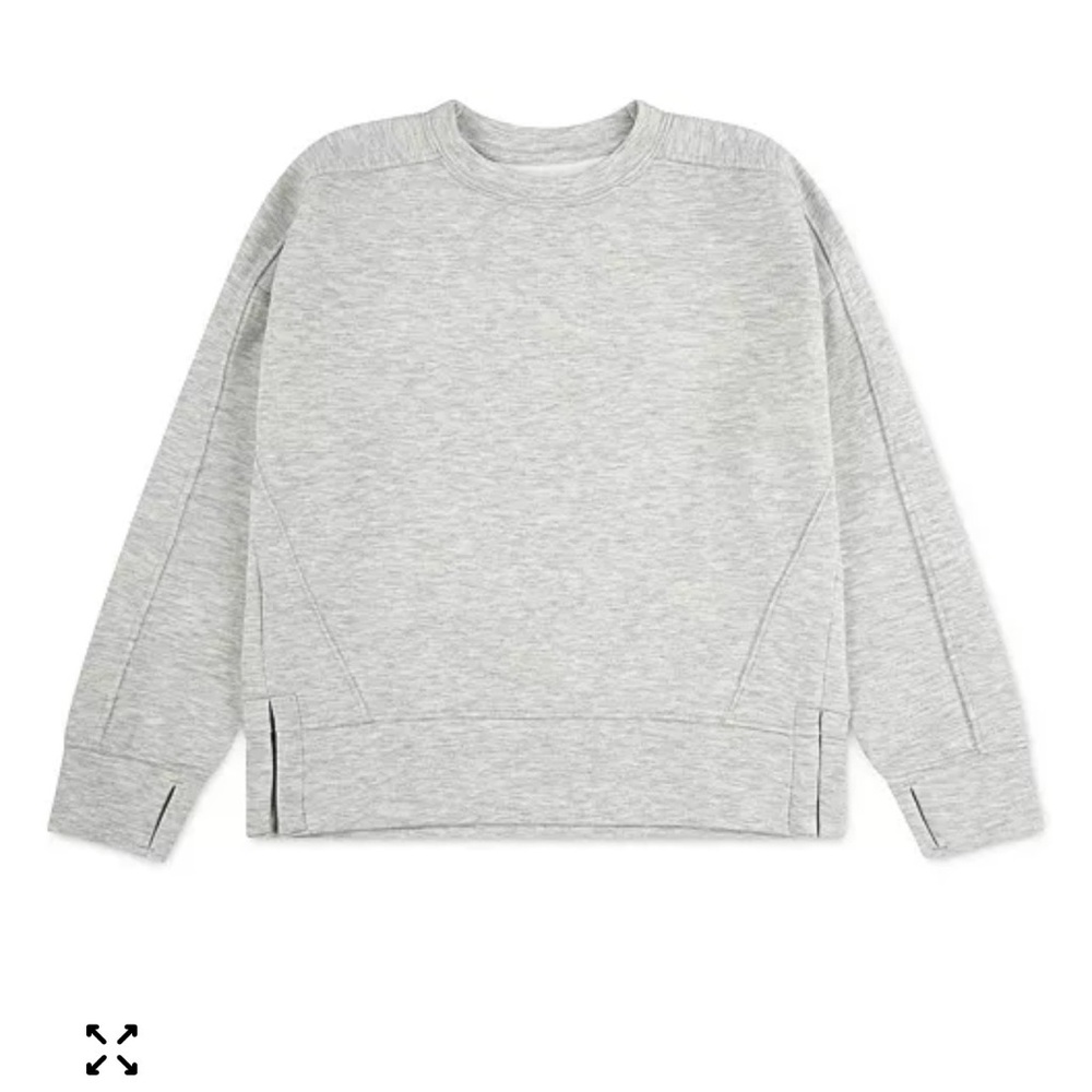 White pullover Crewneck Sweatshirt with YPB Tag - Picture 2 of 12